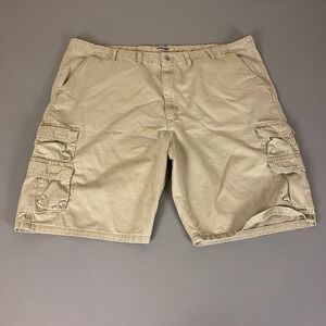 Wrangler Authentics Men's Cargo Shorts Size 48 Beige‎ Cotton  Casual Outdoor